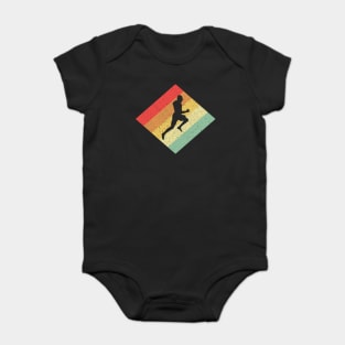 Retro Vintage 80s Running Gift For Runners Baby Bodysuit